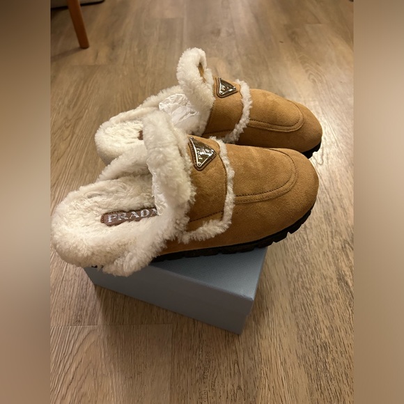 Prada Shearling Slippers - Picture 9 of 13